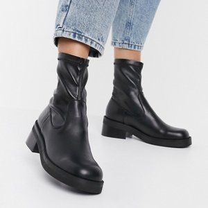 Miista Oliana Black Leather Boots